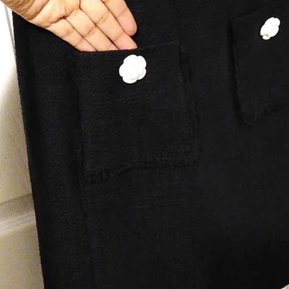 Karl Lagerfeld beautiful tweed black dress - Picture 15 of 15